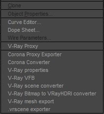 Cách sửa lỗi Vray bị mất menu chuột phải Vray mesh export, Vrscene exporter