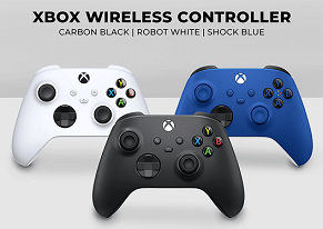 Giới thiệu Tay Xbox Series X|S Controllers (Shock Blue, Carbon Black & Robot White)