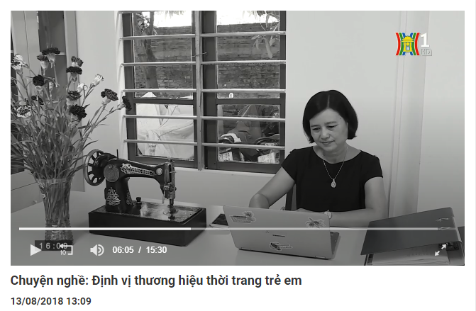 Rabity: Định vị thương hiệu thời trang trẻ em - HanoiTV (2018)