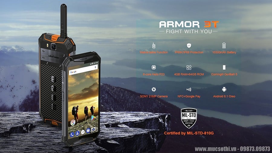 smartphonestore.vn - bán lẻ giá sỉ, online giá tốt điện thoại ulefone armor 3T chính hãng - 09175.09195