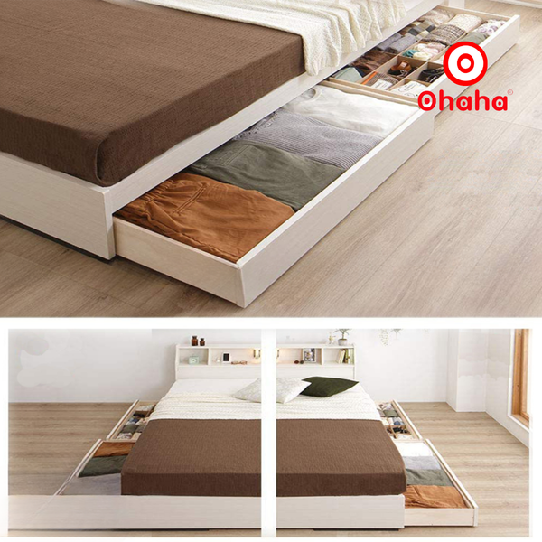 Giường ngủ gỗ công nghiệp cao cấp Ohaha - GC013