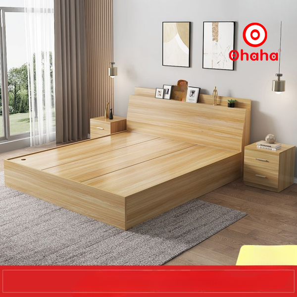 Giường ngủ gỗ công nghiệp cao cấp Ohaha - GC015
