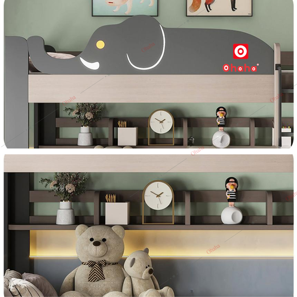 Giường tầng thông minh cao cấp Ohaha - GTCC036