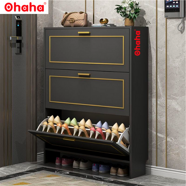 Tủ giày thông minh siêu mỏng cao cấp Ohaha - TGCC027