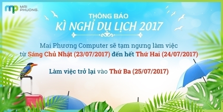 Thông Báo Nghỉ Du Lịch 2017