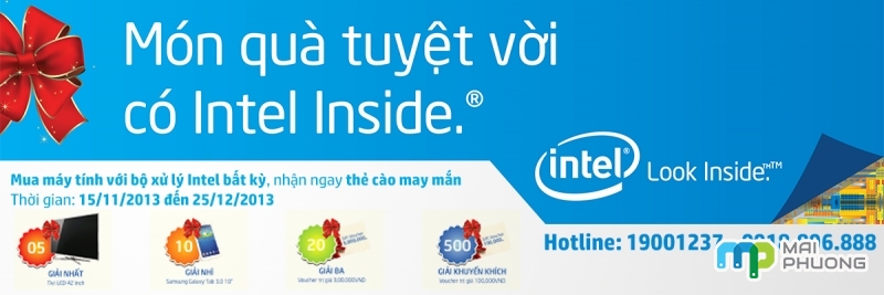 Món quà tuyệt vời có Intel Inside