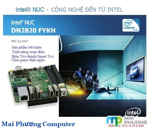 Bộ Intel® NUC DN2820FYKH