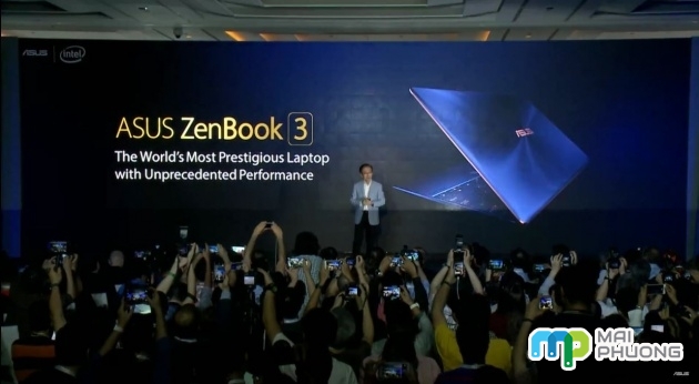 ASUS trình làng ZenBook 3 với thiết kế siêu mỏng, giá 45 triệu đồng
