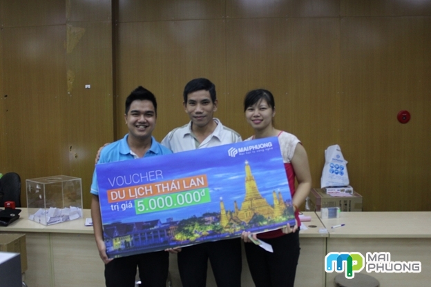 Mua hàng tại Mai Phương và nhận vé đi du lịch Thái Lan.