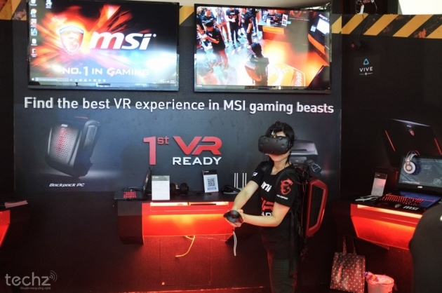 Độc đáo chiếc PC dạng balo dành cho game VR từ MSI