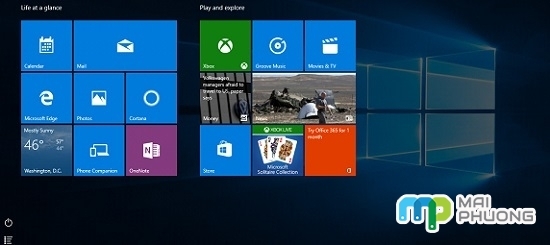 Hướng dẫn cách Start toàn màn hình trên Windows 10