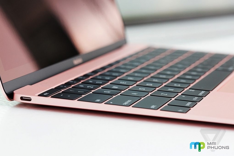 Chiêm ngưỡng Apple Macbook 12 inches Rose Gold đầy nữ tính