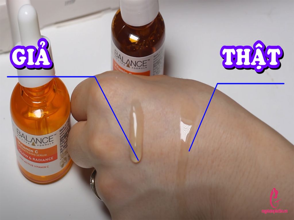 Cách phân biệt serum Balance Vitamin C Thật Giả - Fake Auth