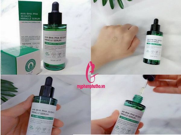 Cách sử dụng Tinh chất Serum trị mụn Some By Mi AHA-BHA-PHA 30 Days