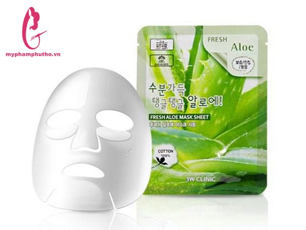 Mặt Nạ Giấy Nha Đam 3W Clinic Fresh Aloe Mask Sheet Mua ở Đâu