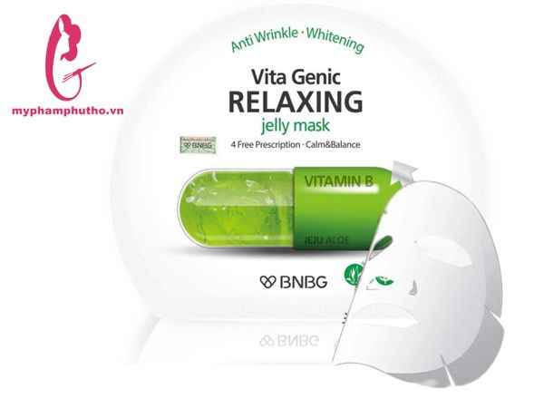 Mặt Nạ Vita Genic Relaxing Jelly Mask Màu Xanh Lá Cây