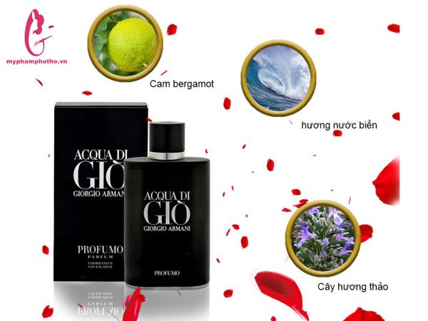 Nước Hoa Acqua Di GIO Giorgio Armani Profumo Parfum bản đen