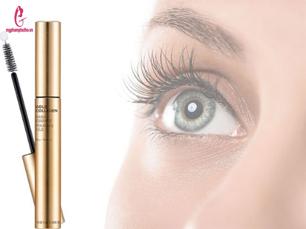 review Chuốt mi Mascara Gold Collagen The Face Shop