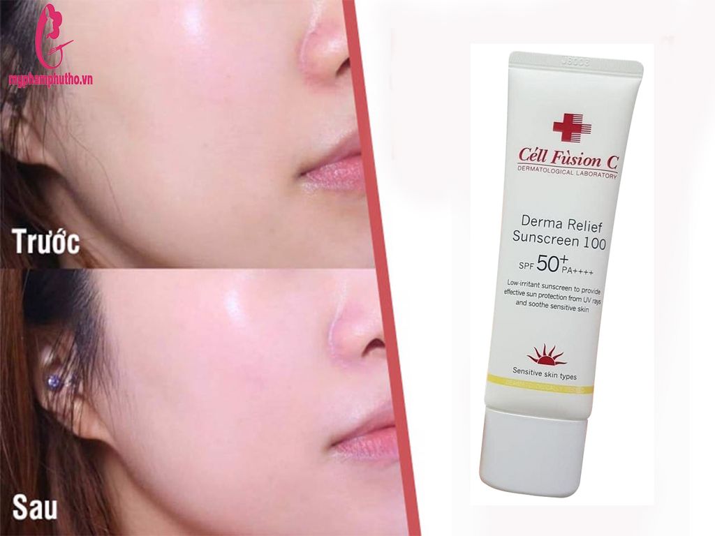 review Kem Chống Nắng Cell Fusion C Derma Màu Vàng Hàn Quốc