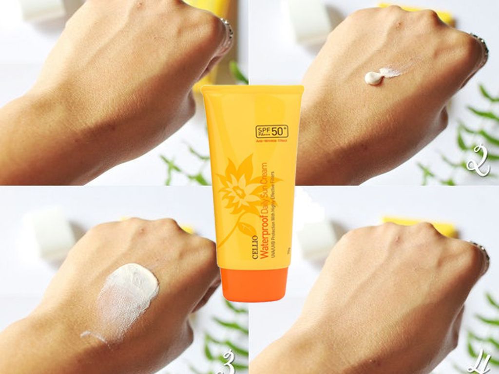 thành phần Kem chống nắng Cellio Water proof Daily Sun Cream SPF50 PA+++