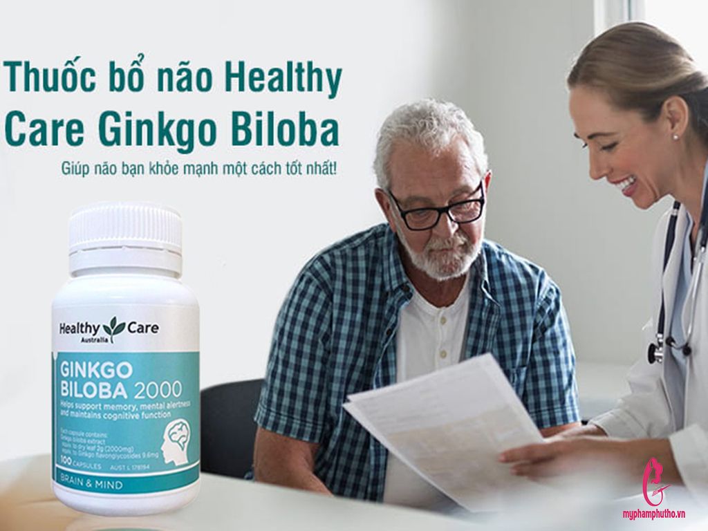 review Viên Bổ Não Healthy Care Ginkgo Biloba