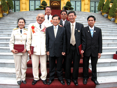 Chủ tịch - Tổng Giám đốc Phí ngọc Chung tham dự cuộc gặp mặt doanh nhân cựu chiến binh làm kinh tế giỏi