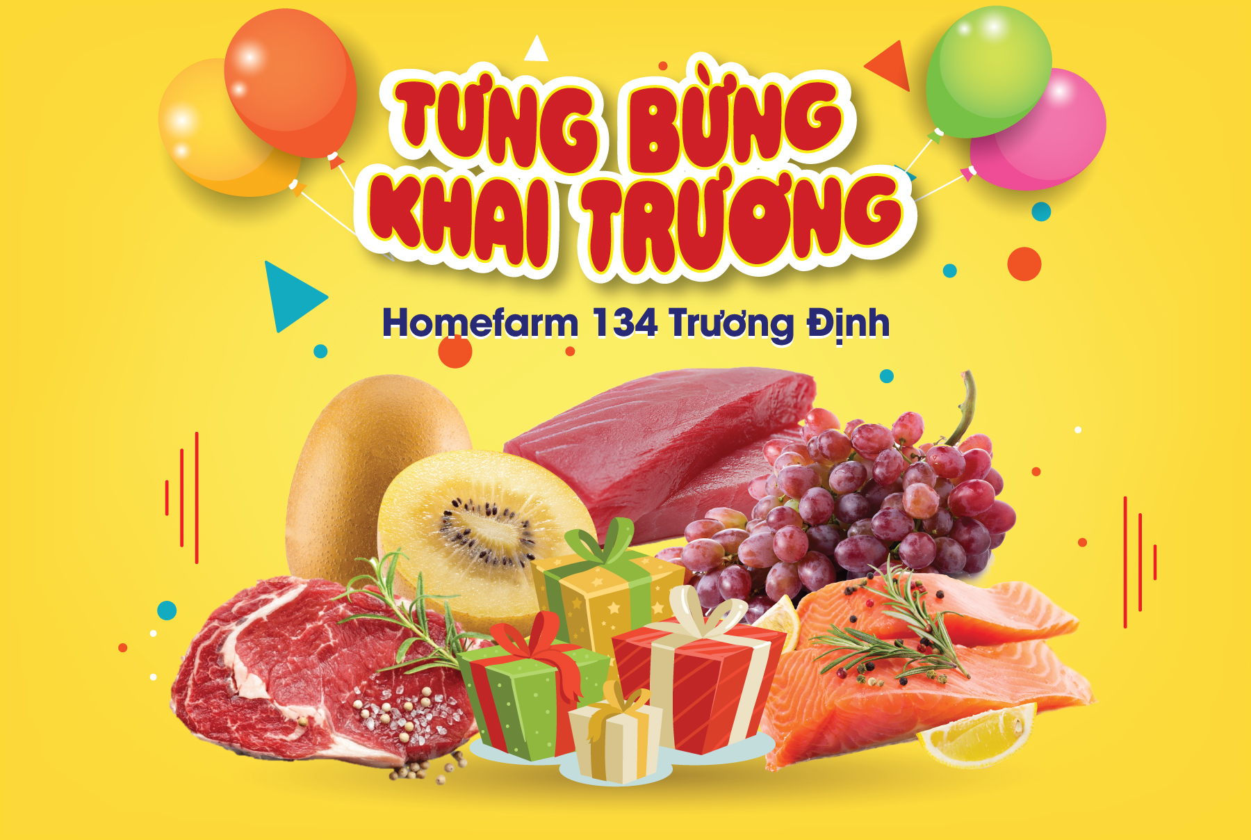 Tưng bừng khai trương Homefarm Trương Định - Siêu khuyến mãi mừng Homefarm cán mốc 20 cửa hàng