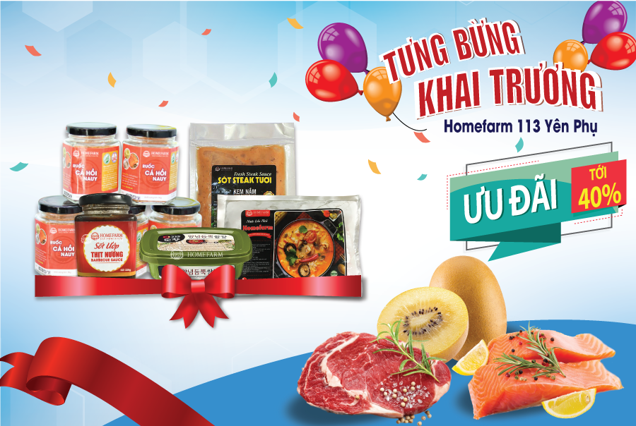 Tưng bừng khai trương Homefarm Yên Phụ - Cơn lốc khuyến mại lên tới 40%