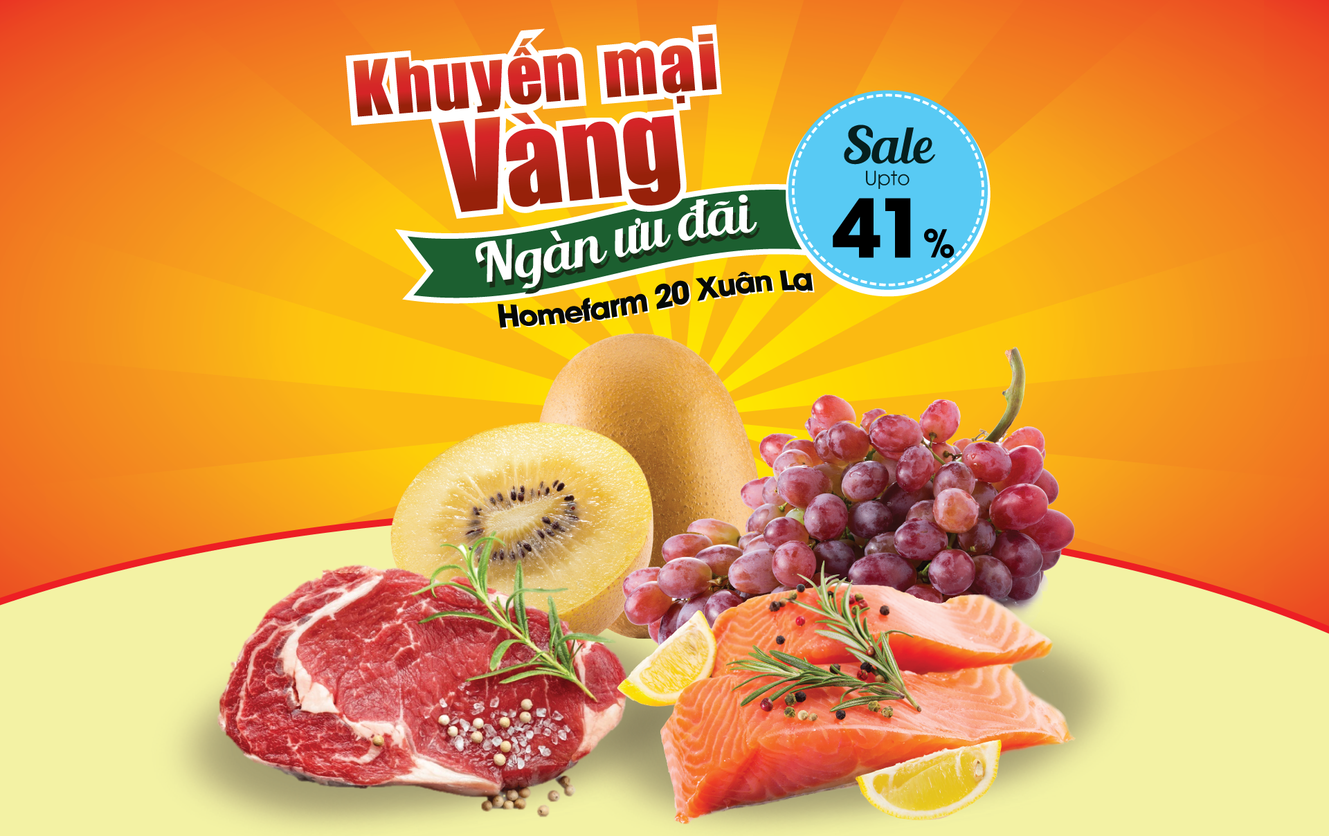 Khuyến mãi vàng - Ngàn ưu đãi - Mừng khai trương Homefarm 20 Xuân La