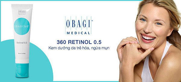 kem chống lão hóa, trị mụn Obagi 360 Retinol 0,5% Cream