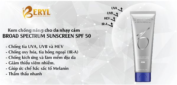 Công dụng của kem chống nắng Broad Spectrum Sunscreen Spf 50