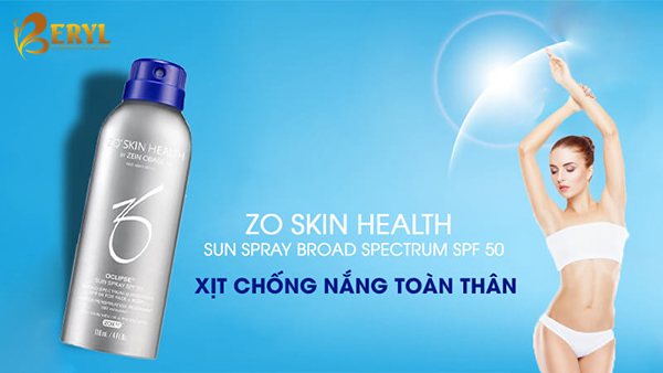 Kem chống nắng dạng xịt Oclipse Sun Spray SPF 50 - Zo Skin Health 118ml