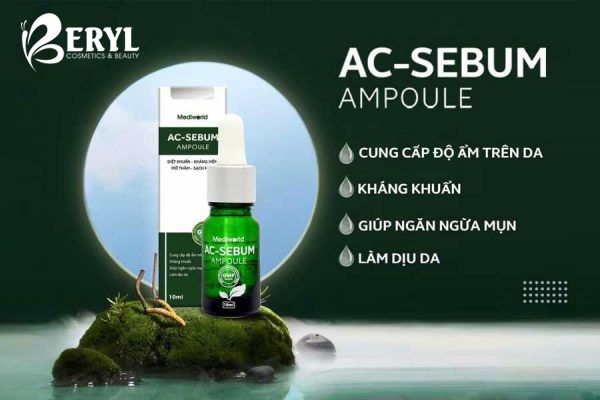 Công dụng của serum trị mụn AC – Sebum Ampoule.
