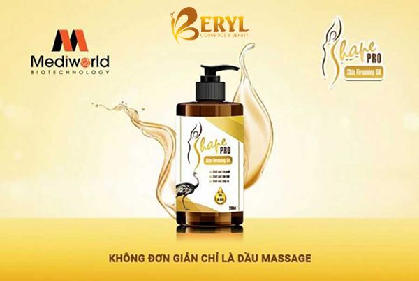 Tinh dầu massage trị liệu giảm mỡ tập trung S Shape Pro Skin Firming Oil
