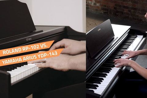 SO SÁNH ĐÀN PIANO ĐIỆN ROLAND RP-102 & ĐÀN PIANO ĐIỆN YAMAHA YDP-143 PHẦN I