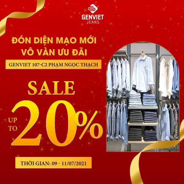 RE-OPENING GENVIET JEANS 107-C2 PHẠM NGỌC THẠCH | ĐÓN DIỆN MẠO MỚI - VÔ VÀN ƯU ĐÃ