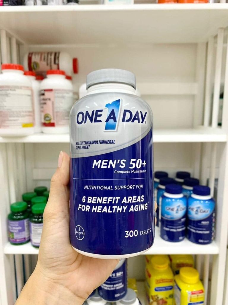 Viên Uống Bổ Sung Vitamin Tổng Hợp One A Day Men's 50+ 300 Viên
