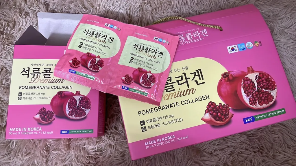 Nước Uống Collagen Lựu KGF Hàn Quốc - 20 Gói