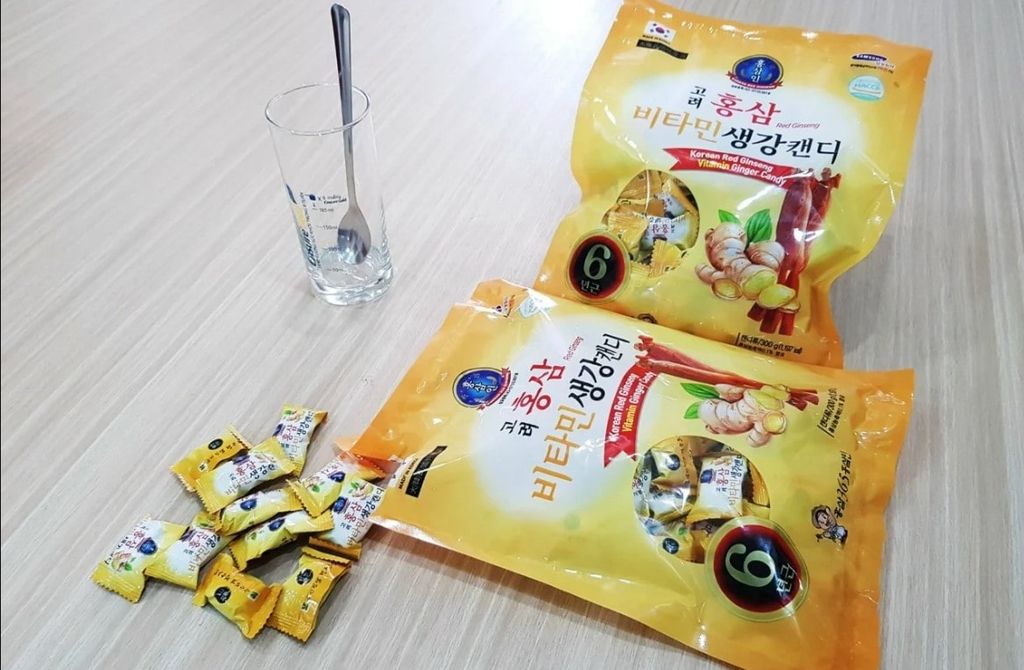 Kẹo Gừng + Sâm Hàn Quốc