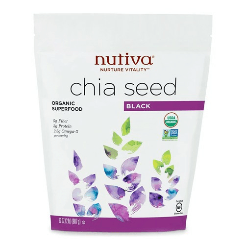 Hạt Chia Nutiva Organic Chia Seed Black 907g