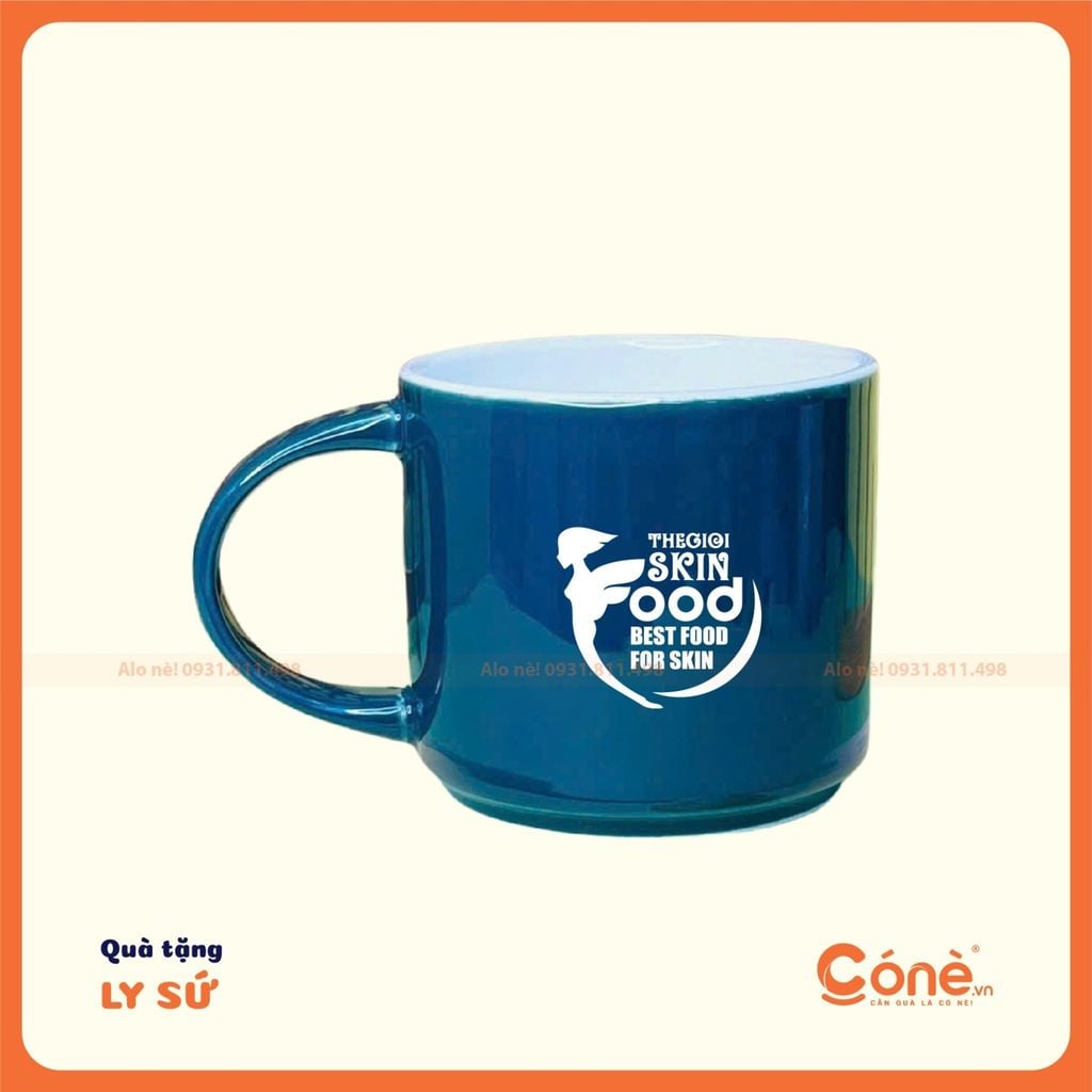 Quà tặng cho khách hàng ngày khai trương bằng ly sứ đẹp