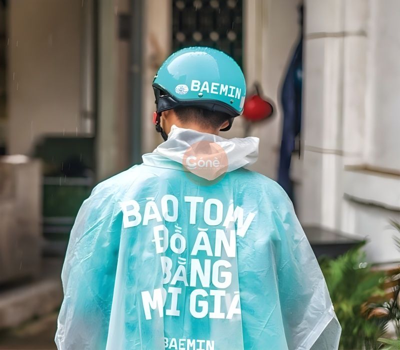 áo mưa baemin