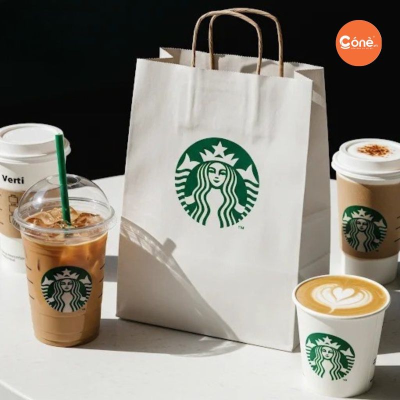 Túi giấy Starbucks