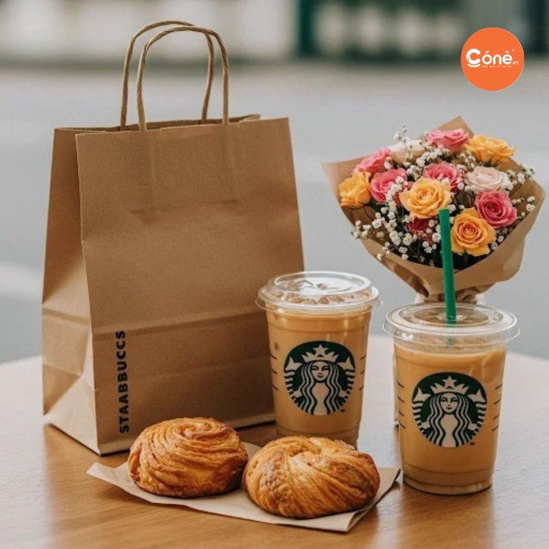 Túi giấy Starbucks