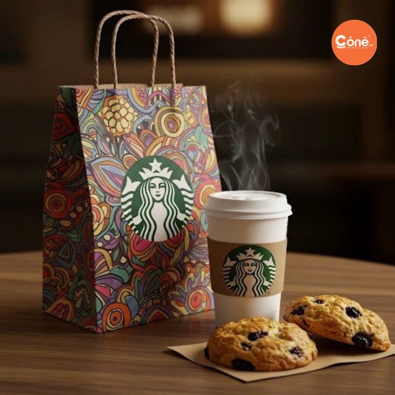 Túi giấy Starbucks