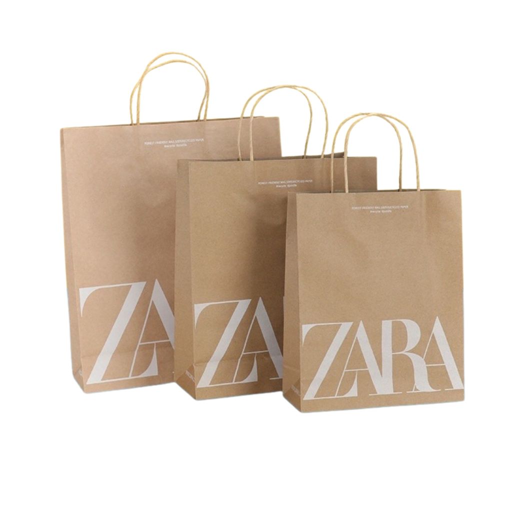 túi giấy Zara