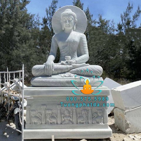 Tượng Phật Thích Ca bằng đá cẩm thạch đẹp nhất