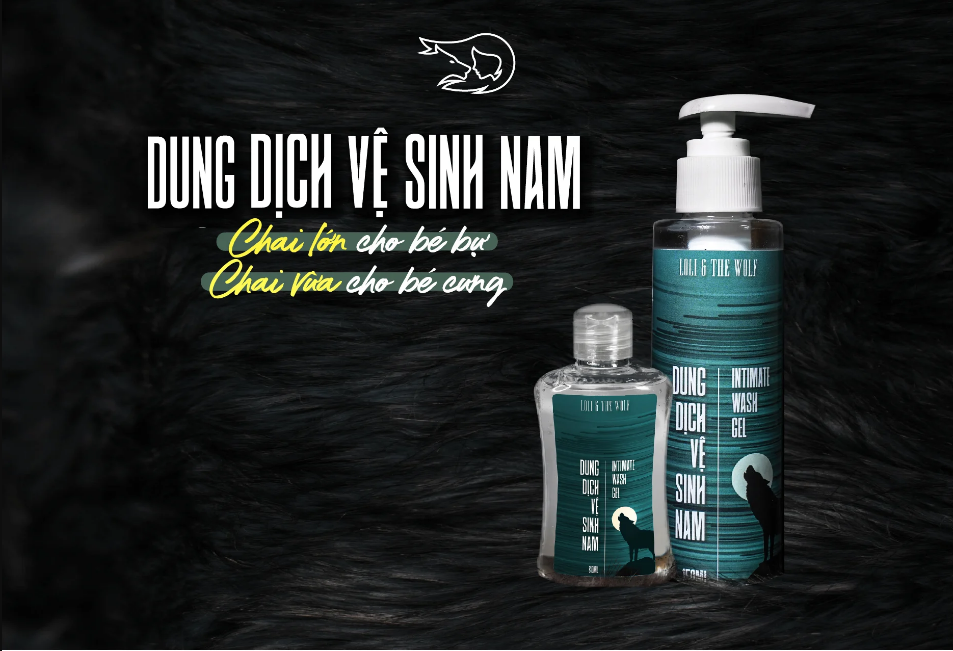 DUNG DỊCH VỆ SINH NAM - CẬU BÉ THƠM THO, CÔ BÉ ĐỠ LO