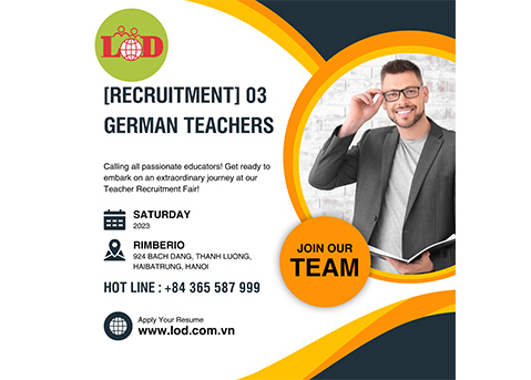 [RECRUITMENT] 03 GERMAN TEACHERS
