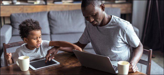 Cách thiết lập laptop cũ cho trẻ em